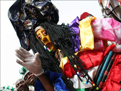 Màu sắc sinh động trong lễ hội hóa trang. Ảnh: Internet.