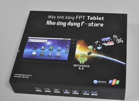 Nguyên hộp sản phẩm FPT Tablet.