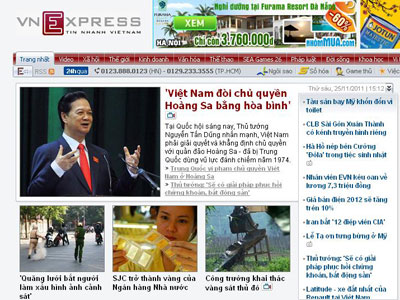 Người dùng có thể đọc tin nhanh trên VnExpress, Tuổi trẻ, Thanh niên... nhờ phần mềm ViTin. Ảnh: L.T.