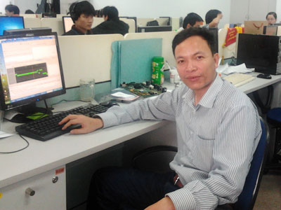 Anh Phạm Văn Thạo từng nâng cao chiếc cúp vô địch cờ Ninh Bình.