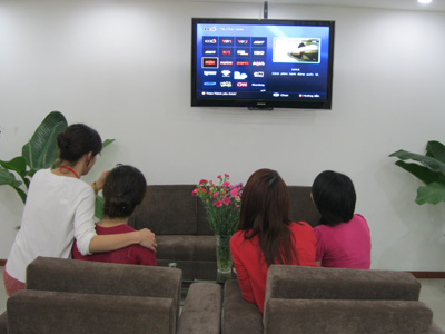 FPT Telecom sẽ mở rộng nội dung dịch vụ OneTV để thu hút người dùng. Ảnh: Thanh Nga.