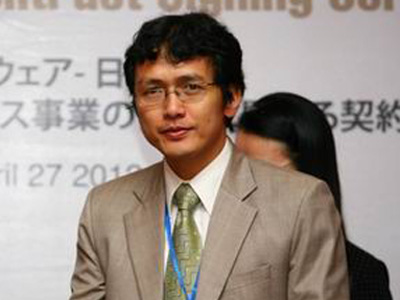 TGĐ FPT Software Nguyễn Thành Lâm: Việc hai thành phố của Việt Nam tụt hạng về độ hấp dẫn về gia công phần mềm không ảnh hưởng đến hoạt động của công ty. Ảnh: C.T.