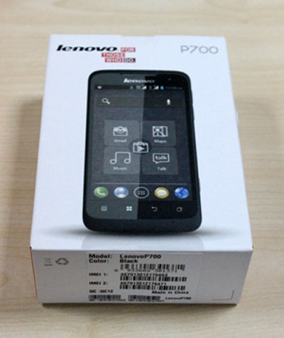 Lenovo P700 là chiếc điện thoại cảm ứng hướng tới phân khúc cao.