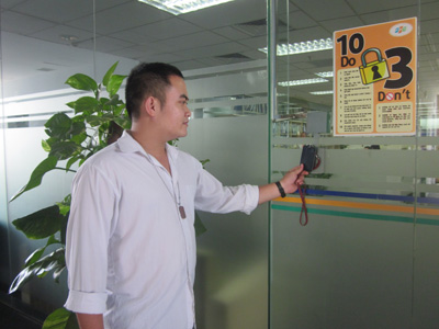 FPT HO đẩy mạnh kiểm soát thời gian làm việc của nhân viên. Ảnh: Bích Huyền.