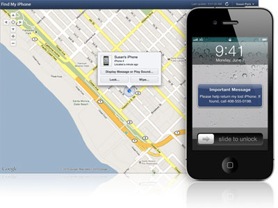 Find My iPhone cho phép khách hàng định vị chiếc điện thoại của mình trong trường hợp cần thiết.