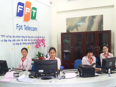 FPT Telecom vùng 4 đang gấp rút chuẩn bị ứng phó với bão số 7. Ảnh: C.T.