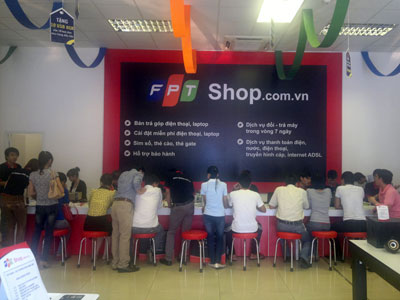 Khu vực thu ngân luôn kín chỗ.