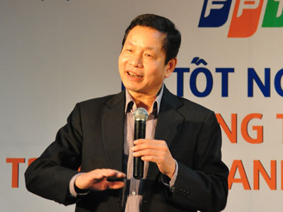 Chủ tịch HĐQT FPT kiêm Tổng Giám đốc FPT Trương Gia Bình. Ảnh: C.T.