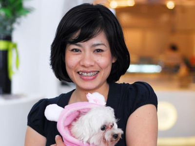 Hiện nay, chị Linh Giang làm Giám đốc Trung tâm Mỹ thuật Đa phương tiện, FPT Online. Ảnh: NVCC.