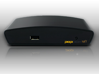 Popbox V8 có thiết kế nhỏ gọn, đáp ứng đầy đủ các tính năng giải trí.