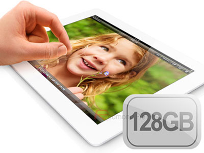 iPad 4 phiên bản 128Gb sẽ được FPT Retail giới thiệu tới người dùng Việt Nam. Ảnh: Internet.