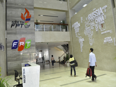 Cuối năm 2012, tập đoàn đã chính thức đưa vào sử dụng tòa nhà FPT Tân Thuận tại Khu chế xuất Tân Thuận, TP HCM. Ảnh: V.N.