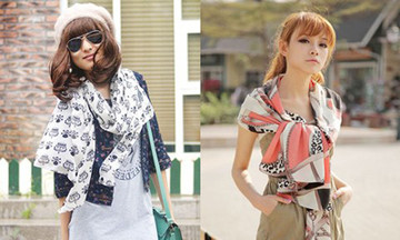 Điệu với khăn lụa