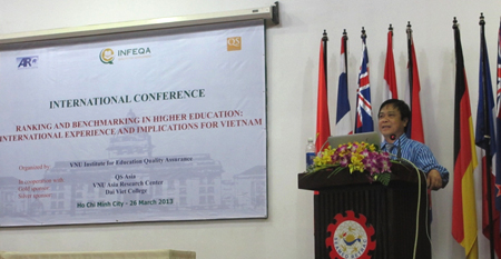 Phó Hiệu trưởng Đại học FPT Trần Ngọc Tuấn cũng bày tỏ mong muốn, sau Hội thảo ngày 26/3, sẽ có nhiều trường Đại học Việt Nam tham gia xếp hạng hơn nữa. Bởi điều này giúp nâng cao chất lượng cũng như hình ảnh và vị thế của các trường đại học Việt Nam trên bản đồ giáo dục thế giới.