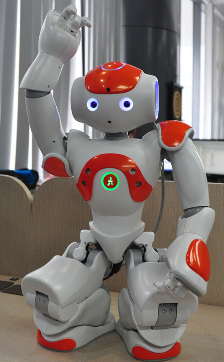 Robot là dự án flagship của FPT. Ảnh: Lâm Thao.