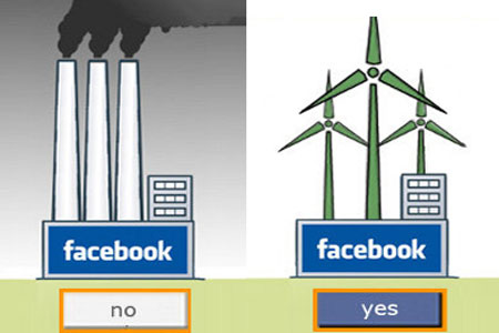 Facebook cũng là một trong những công ty tiên phong áp dụng năng lượng sạch. Ảnh: S.T.