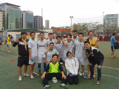 BU10 và giấc mơ vô địch FSU1 Xuân Hè 2013. Ảnh: Minh Bình.