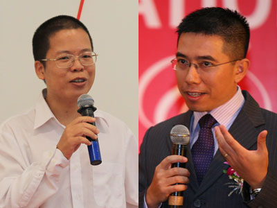 TGĐ FPT Retail Phạm Thành Đức (trái) và GĐ FSU1 Hoàng Việt Anh (trái) sẽ là diễn giả của chương trình FPT Leak Talk: Chat với CEO ngày 17/4 tới. Ảnh: Lâm Thao.