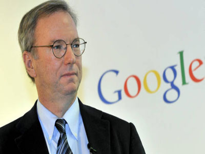 Chủ tịch công ty Google Eric Schmidt. Ảnh: S.T.