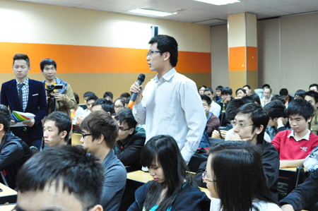 Nhiều sinh viên khối ngành kinh tế cũng bày tỏ mong muốn được tham gia FTICO.