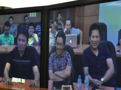 Các chuyên gia đã thảo luận, phản biện về các hướng liên quan đến công nghệ di động. Anh: Lâm Thao.