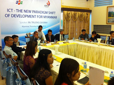 FPT tổ chức ICT Summit lần đầu tiên tại Myanmar. Ảnh: Thái Hòa.