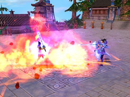 Bối cảnh hấp dẫn, thú vị và đồ hoạ 3D đẹp mắt đã góp phần tạo nên sân chơi lớn cho cộng đồng game thủ Việt Nam. Ảnh: FPT Online.