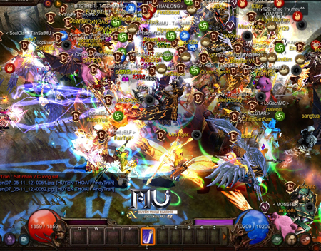 Không khí tấp nập và nhộn nhịp ngập tràn tại các server của MU Việt Nam. Ảnh: FPT Online.