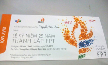Kiểm soát số lượng nhân viên dự 'Lễ kỷ niệm FPT 25 năm'