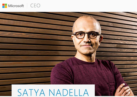 Tân CEO của Mircosoft, Satya Nadella, sẽ tập trung vào hai mảng Cloud Computing. Đây cũng là những công nghệ then chốt của tập đoàn FPT. Ảnh: Internet.