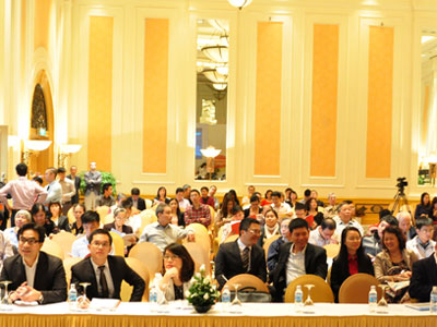 ĐHĐCĐ FPT năm 2013 được tổ chức tại Khách sạn Daewoo, Hà Nội. Ảnh: C.T.