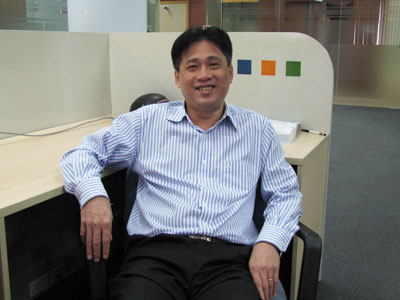 Anh Lộc là một trong 6 viện sỹ STCo của FPT. Ảnh: C.T.