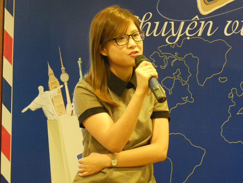 Cô gái trẻ Ngô Thu Huyền với những ấn tượng khó quên trong lần đầu tiên đi onsite tại Nhật Bản.