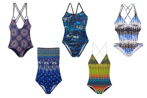 Một số dạng tankini họa tiết nổi trội của mùa này.