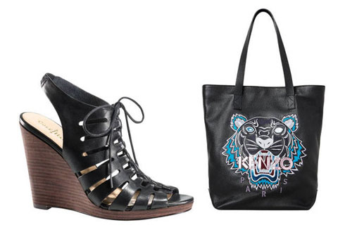 Để bộ đồ bơi thêm nổi bật, sandal đế xuồng dáng vẻ khỏe khoắn và túi vải lớn vừa phải là sự lựa chọn hợp lý.