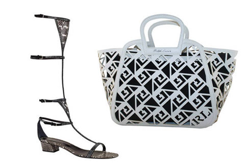 Do đó, túi cắt laser hoặc sandals dây là sự lựa chọn hoàn hảo cho bộ áo này.