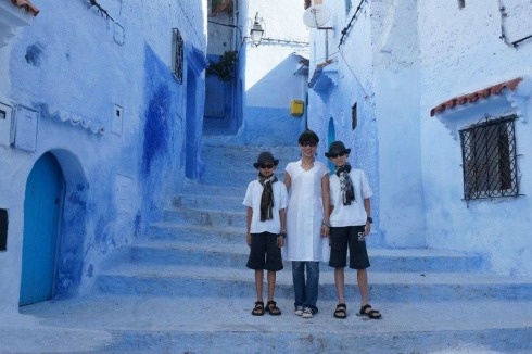 Thành phố màu xanh — in Chefchaouene, Morocco.