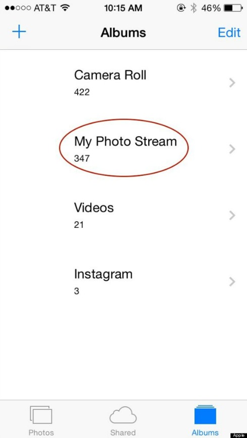 Nếu bạn đã có một số hình ảnh được tải lên iCloud tự động thì có thể xóa ở trong My Photos Stream.