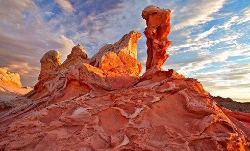 Khối đá cát gần vách núi Paria Canyon Vermilion, Arizona