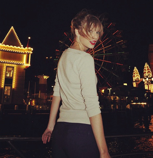 Taylor Swift xuất hiện ở Sydney, Australia.