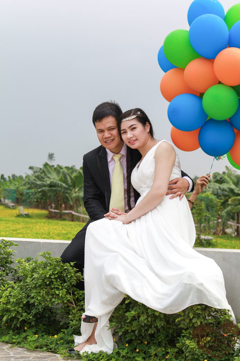 <p> Chú rể Nguyễn Đức Việt (FSU11) và cô dâu Nguyễn Thị Phương Nhàn.</p>