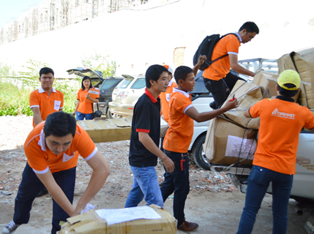 Đây là chương trình thiện nguyện cấp tập đoàn đầu tiên được triển khai tại Campuchia.