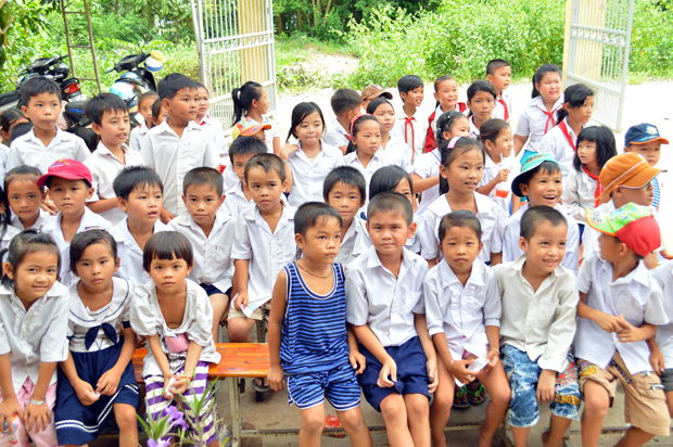 Trường Tiểu học Phước Hội hiện có 2 cơ sở với gần 60 em theo học.