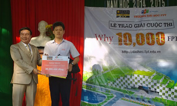 Học sinh Quảng Ngãi giành giải Nhất 'Why 10.000 FPTU-ers?'