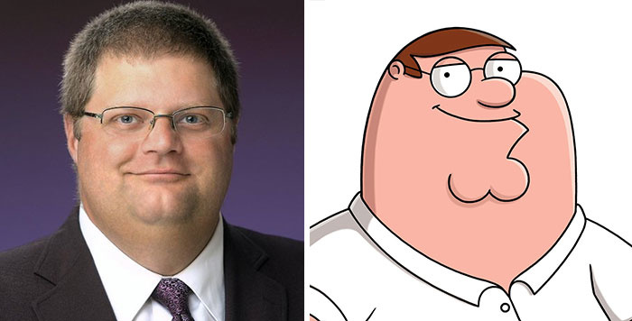<p class="Normal"> Peter Griffin trong "Family Guy".</p>