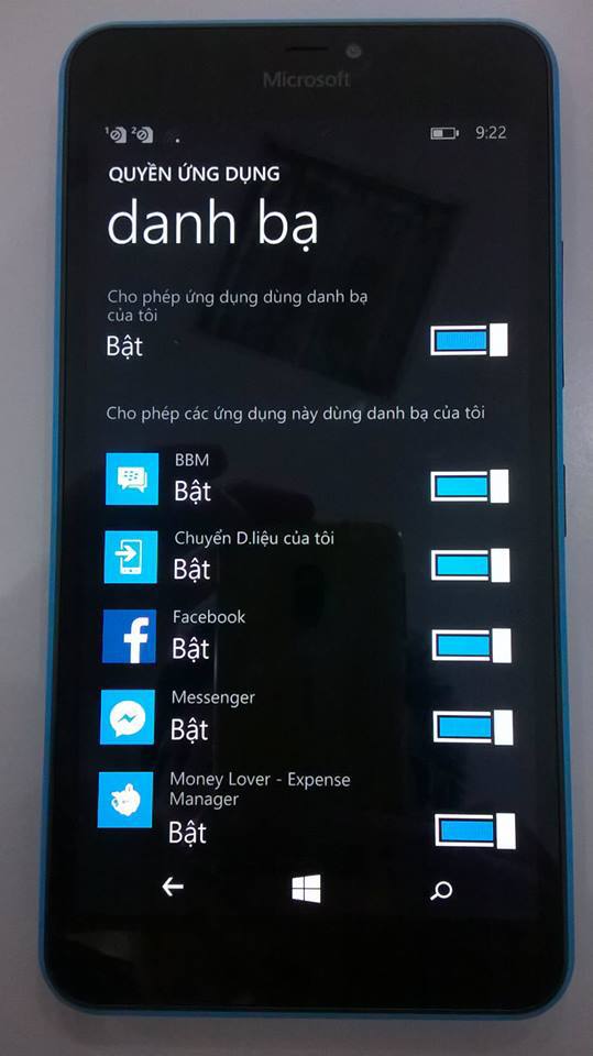 <p> Sự có mặt của tùy chỉnh quyền ứng dụng giúp người dùng kiểm soát quyền truy cập của các ứng dụng vào dữ liệu của máy.</p>