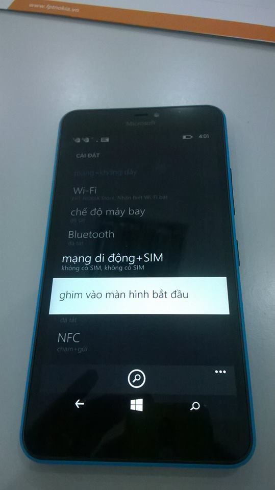 <p> Các tùy chọn trong phần cài đặt đã có thể ghim ra để truy cập nhanh ở màn hình bắt đầu.</p>