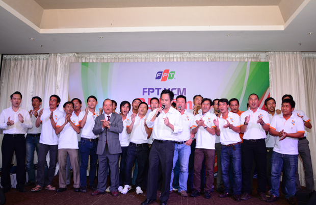 Các thành viên Ex FPT tại lễ kỷ niệm 25 năm thành lập FPT HCM.