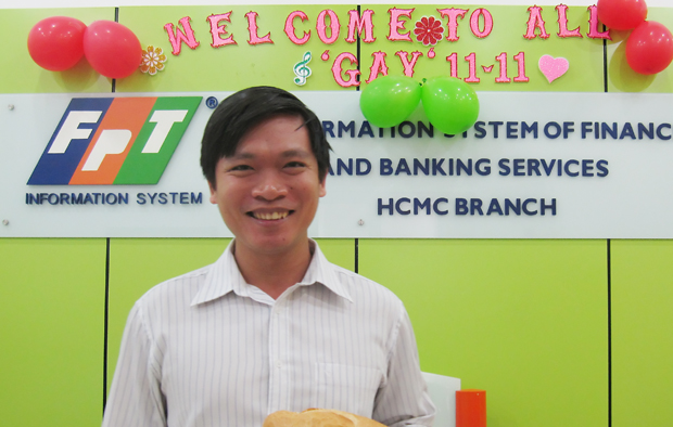 anh Trương Công Đại trở thành người đầu tiên của FPT IS HCM đạt chứng chỉ TOGAF. Ảnh: NVCC.