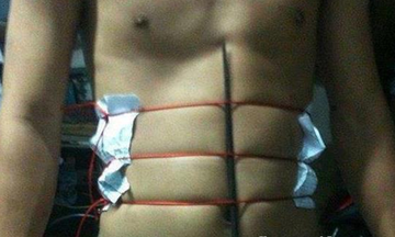 Tạo cơ bụng sáu máu trong tích tắc